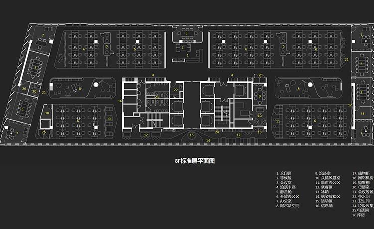 合肥卓創(chuàng)裝飾為您分析整層辦公樓設(shè)計方案